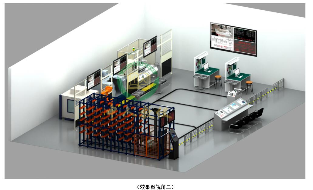 智能加工柔性实训体系,智能工场实训体系（WMS+MES+ERP）